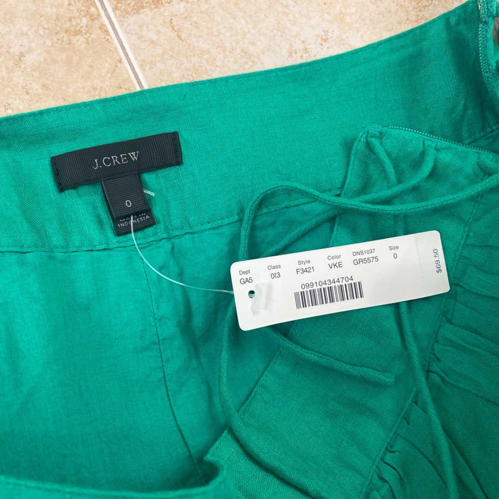 Green skirt from Jcrew